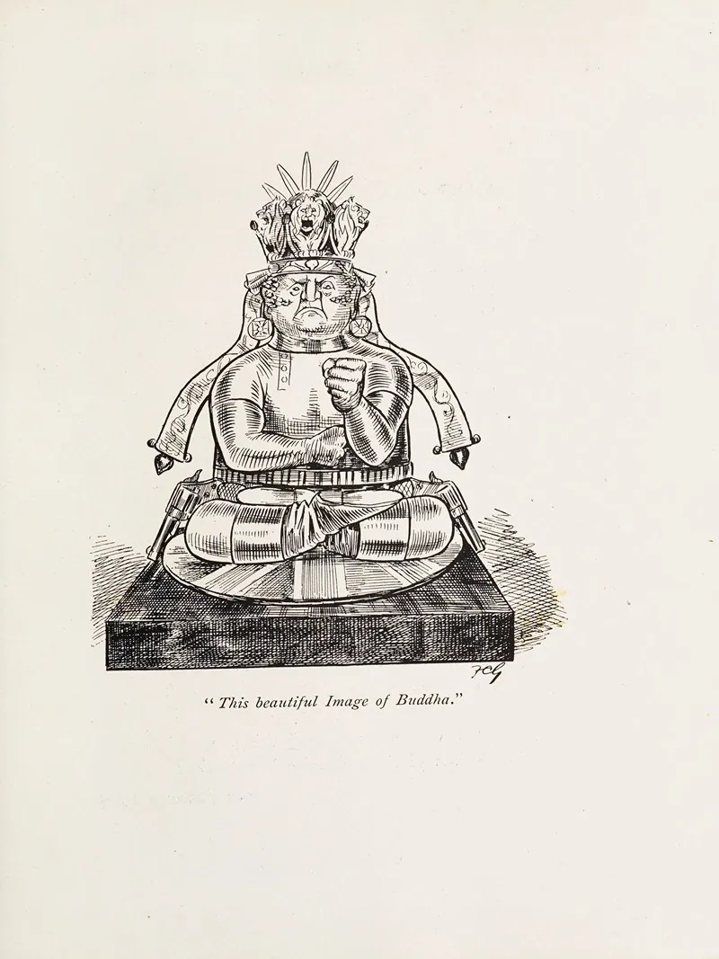 Cartoons In Rhyme And Line Pl 03 Wall Art by Sir Wilfrid Lawson - High-Resolution Digital Print