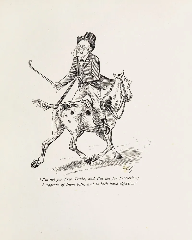 Cartoons In Rhyme And Line Pl 04 Wall Art by Sir Wilfrid Lawson - High-Resolution Digital Print