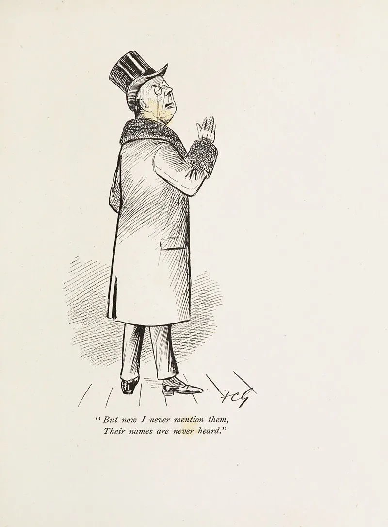 Cartoons In Rhyme And Line Pl 17 Wall Art by Sir Wilfrid Lawson - High-Resolution Digital Print