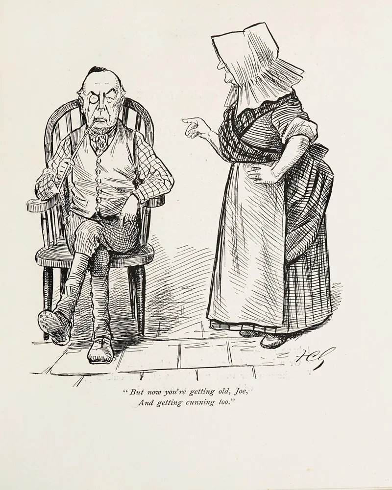 Cartoons In Rhyme And Line Pl 18 Wall Art by Sir Wilfrid Lawson - High-Resolution Digital Print