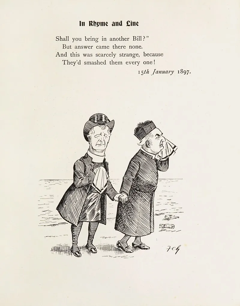 Cartoons In Rhyme And Line Pl 20 Wall Art by Sir Wilfrid Lawson - High-Resolution Digital Print