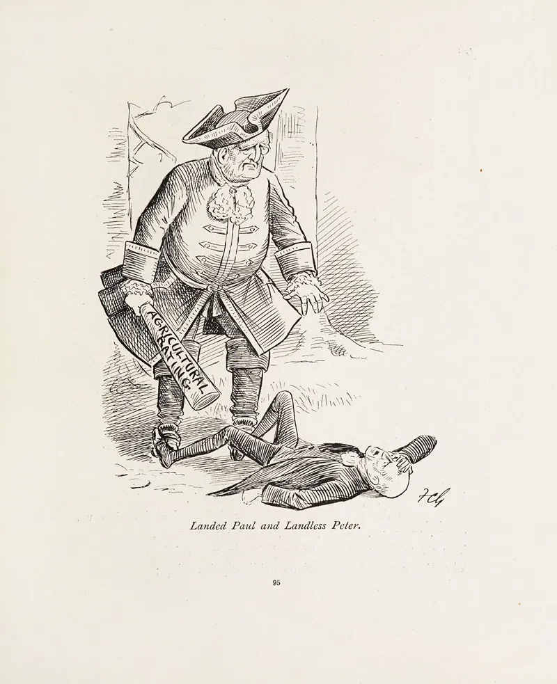 Cartoons In Rhyme And Line Pl 28 Wall Art by Sir Wilfrid Lawson - High-Resolution Digital Print