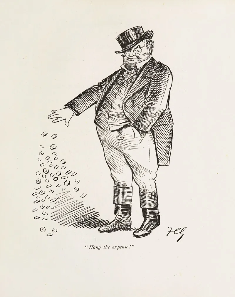 Cartoons In Rhyme And Line Pl 29 Wall Art by Sir Wilfrid Lawson - High-Resolution Digital Print