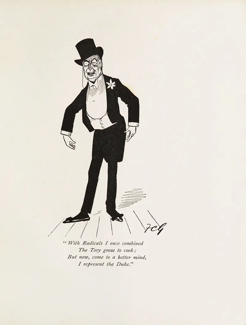 Cartoons In Rhyme And Line Pl 34 Wall Art by Sir Wilfrid Lawson - High-Resolution Digital Print