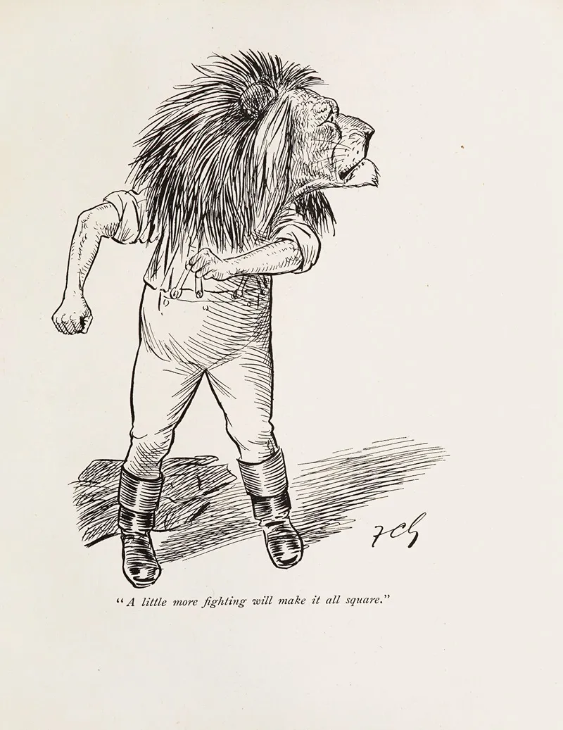 Cartoons In Rhyme And Line Pl 37 Wall Art by Sir Wilfrid Lawson - High-Resolution Digital Print