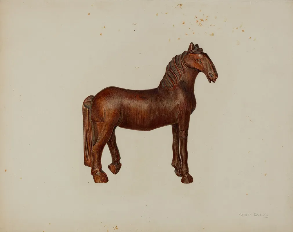 Carved Toy Horse