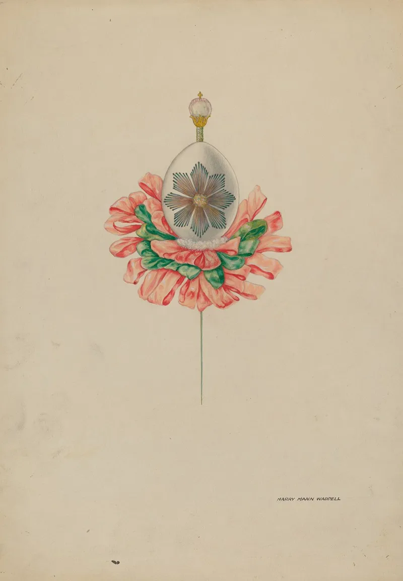 Cascarone Eggshell Stick Pin