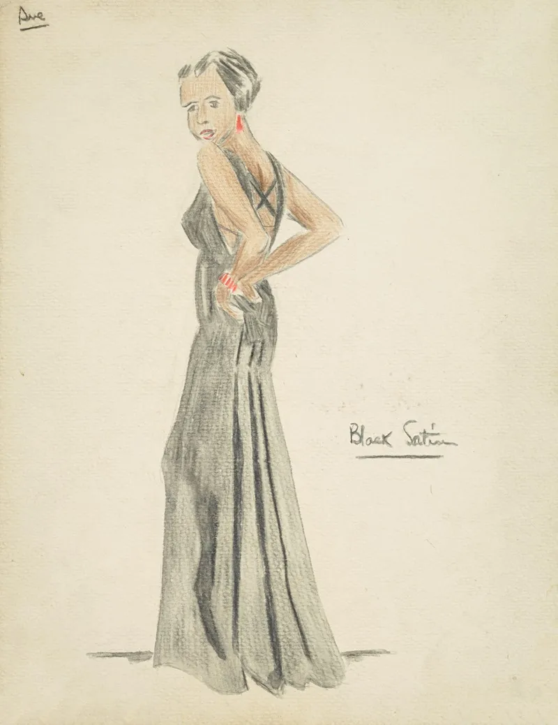 Case Of Philip Lawrence Sue Open Backed Black Dress
