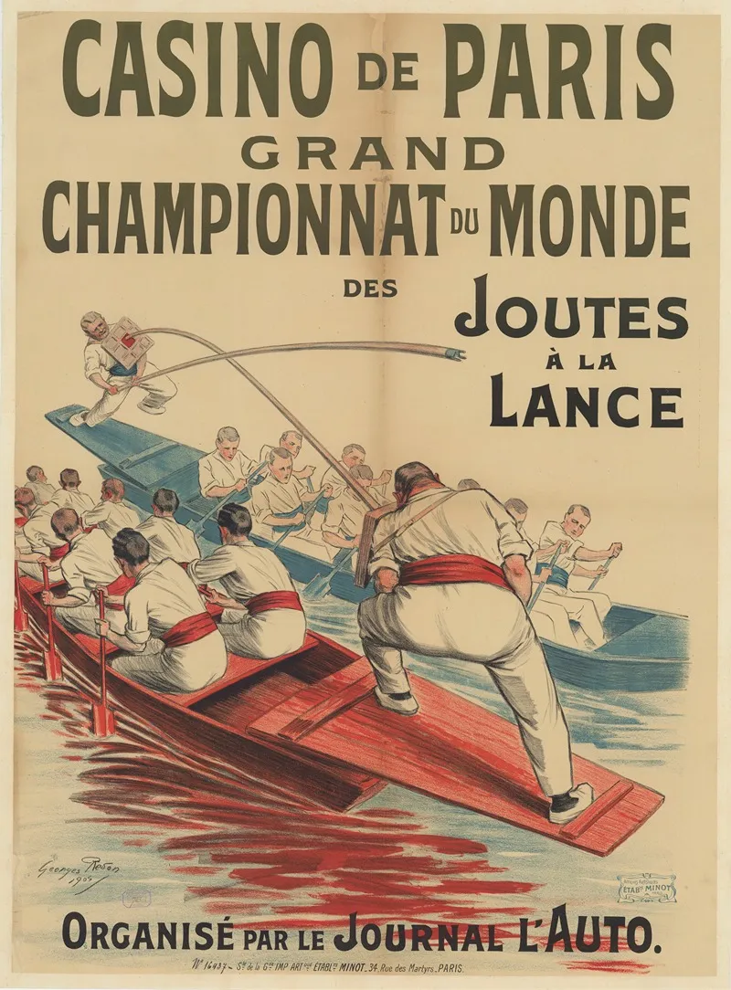 Casino De Paris Grand Championnat Du Monde Des Joutes A La Lance