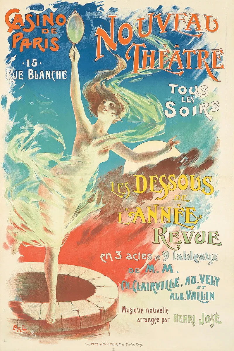 Casino De Paris Nouveau Theatre Wall Art by Pal (Jean de Paleologue) - High-Resolution Digital Print