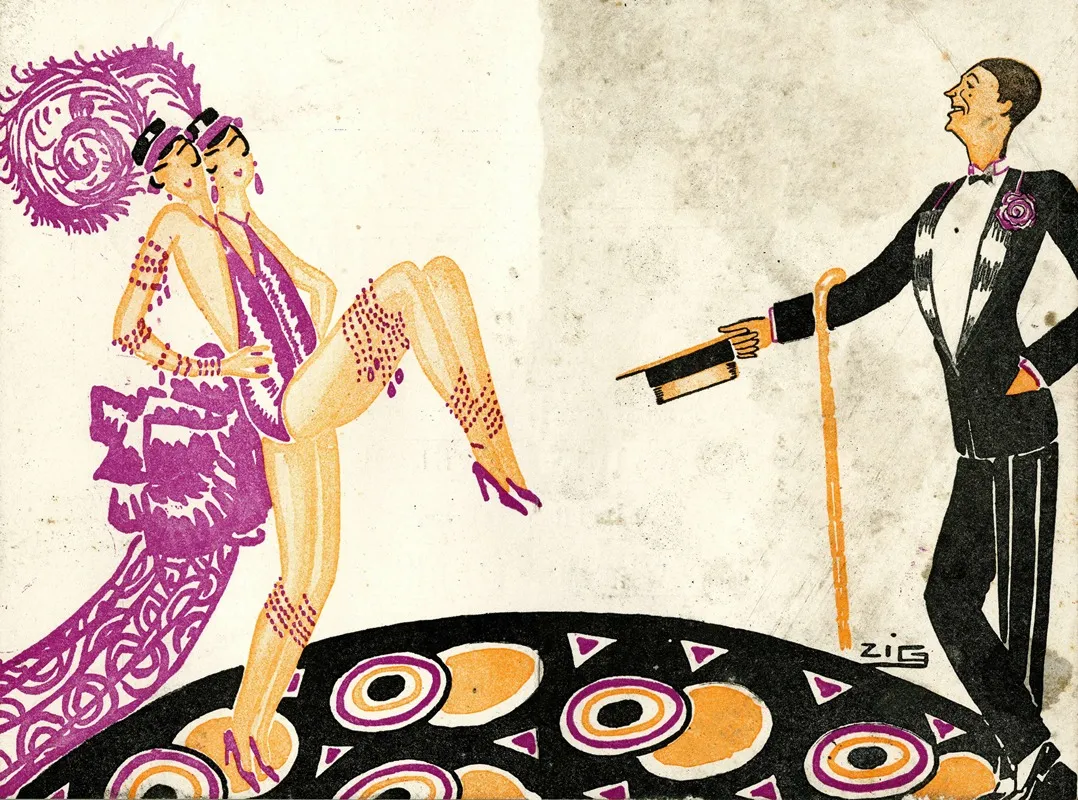 Casino De Paris Wall Art by Zig (Louis Gaudin) - High-Resolution Digital Print