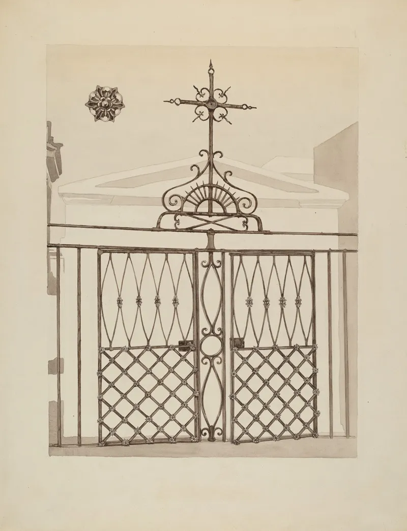 Cast And Wrought Iron Fence
