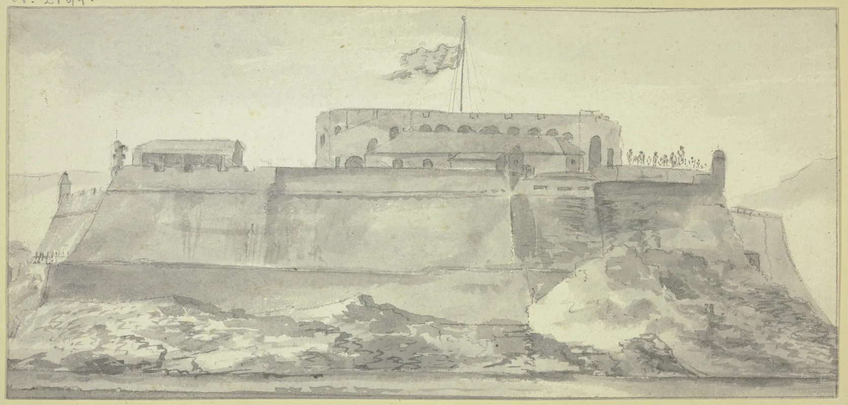 Castel Del Nuovo Zu Neapel Wall Art by Jan Wils - High-Resolution Digital Print