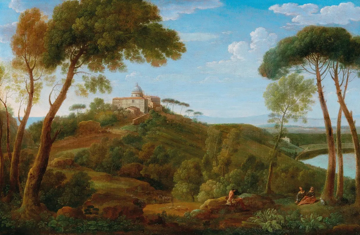 Castel Gandolfo Wall Art by Henrik Frans van Lint - High-Resolution Digital Print