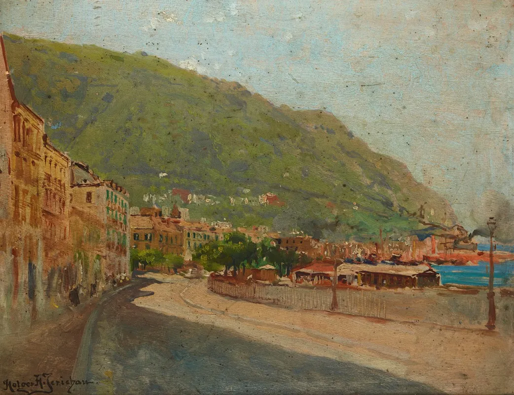 Castelmare Castellamare Wall Art by Holger Hvitfeldt Jerichau - High-Resolution Digital Print