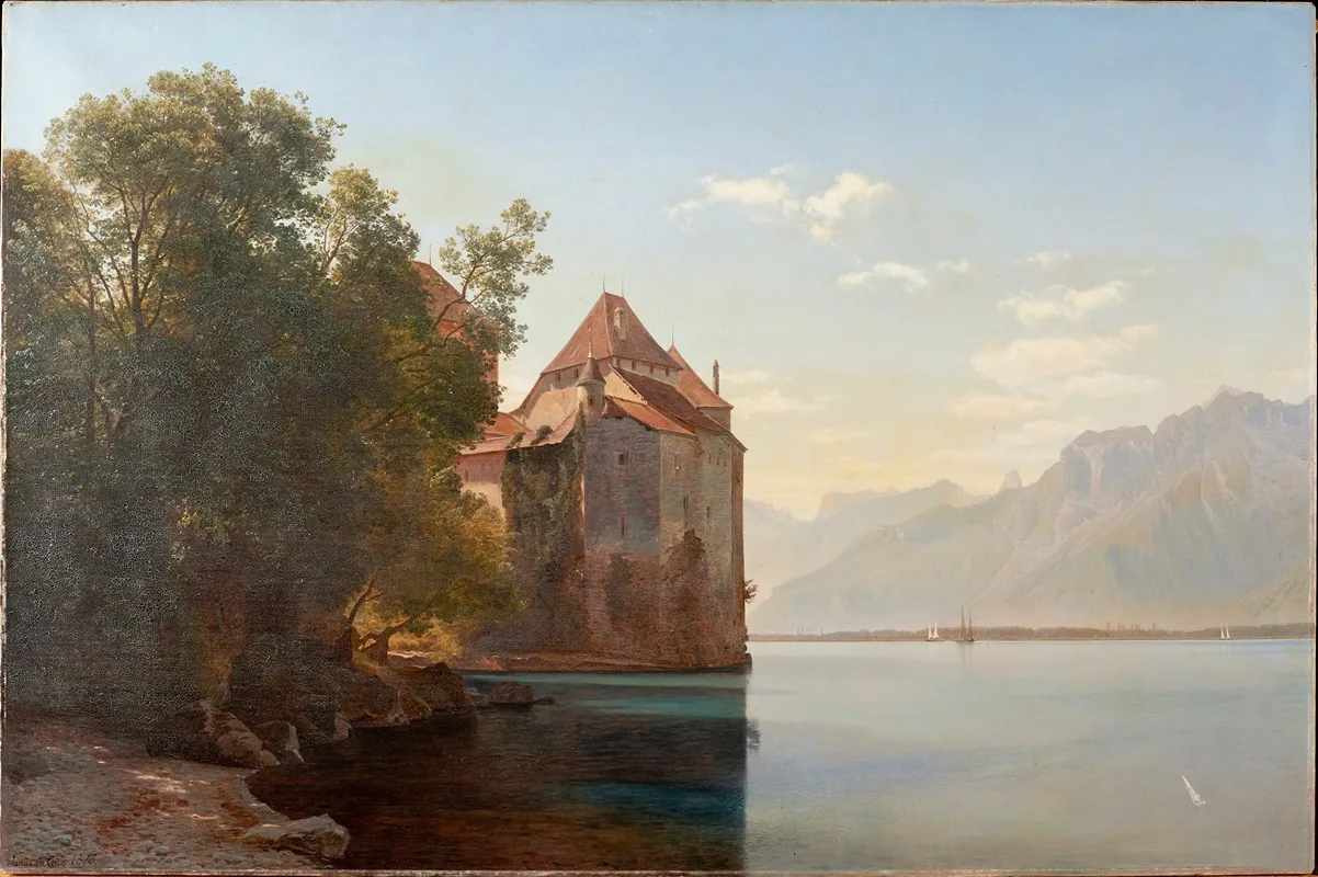 Castle By Lake Geneva