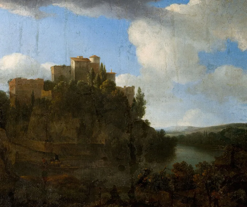 Castle In Landscape Wall Art by Lodewijck van Ludick - High-Resolution Digital Print
