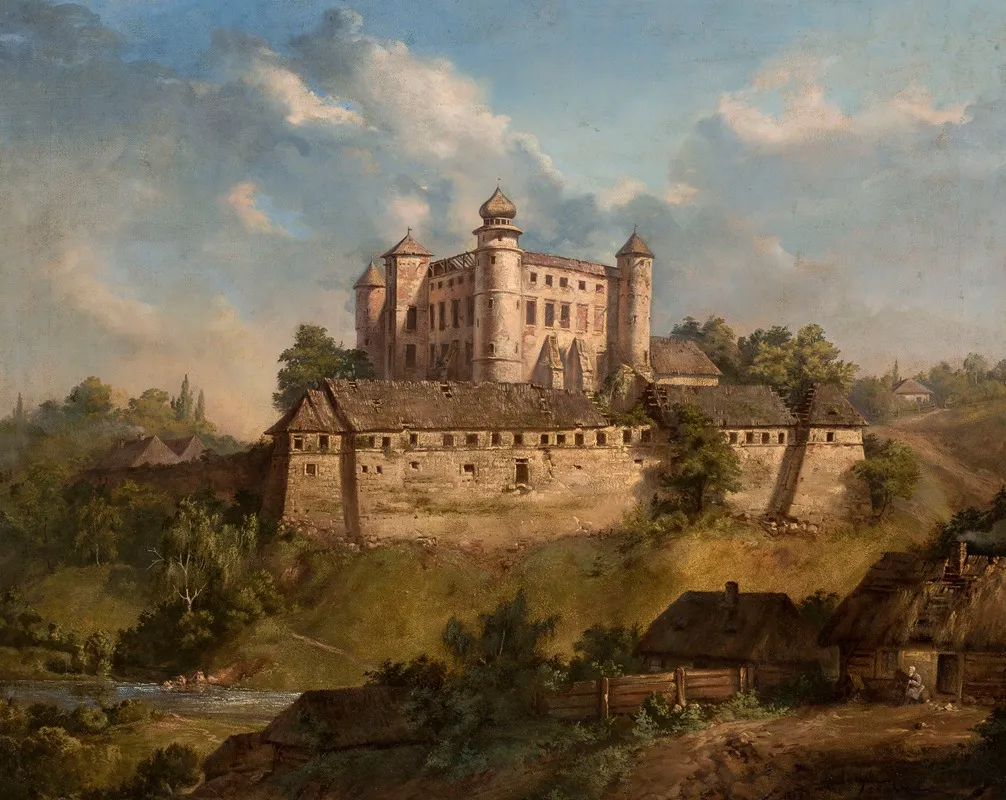 Castle In Wisnicz Wall Art by Andrzej Bronisław Grabowski - High-Resolution Digital Print
