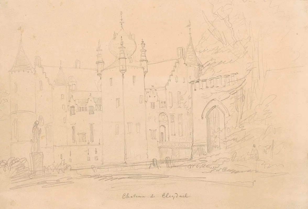 Castle Of Cleydael At Aartselaar