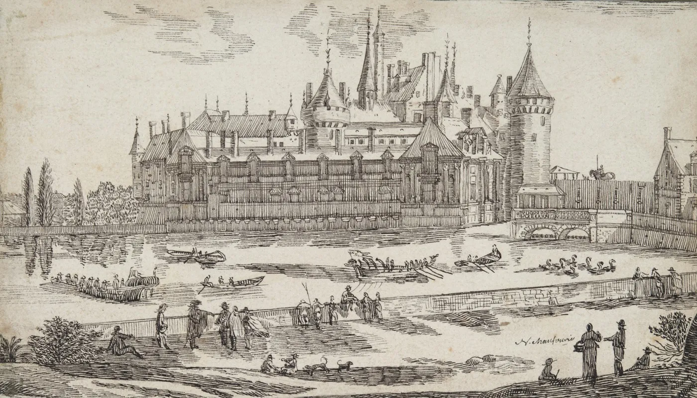 Castle On A River 3 Wall Art by Jean Chaufourier - High-Resolution Digital Print