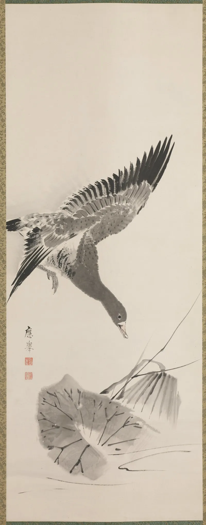 Cat And Goose 2 Wall Art by Maruyama Ōkyo - High-Resolution Digital Print