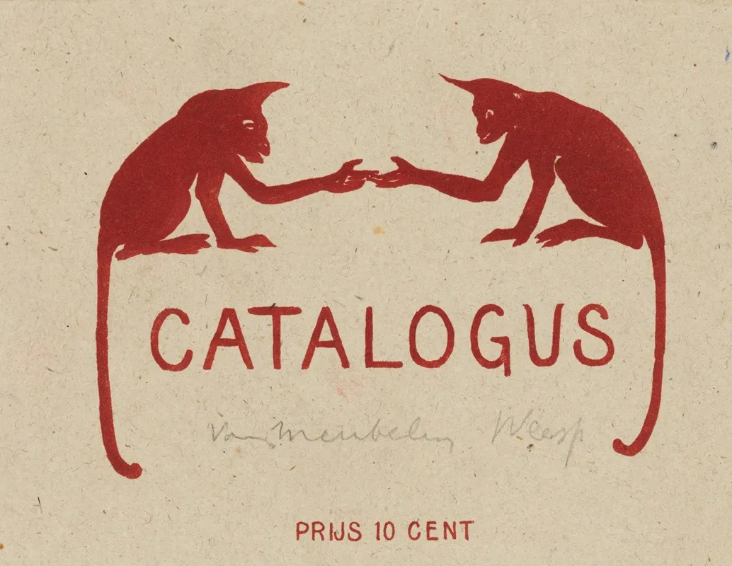 Catalogusomslag Met Twee Apen 2