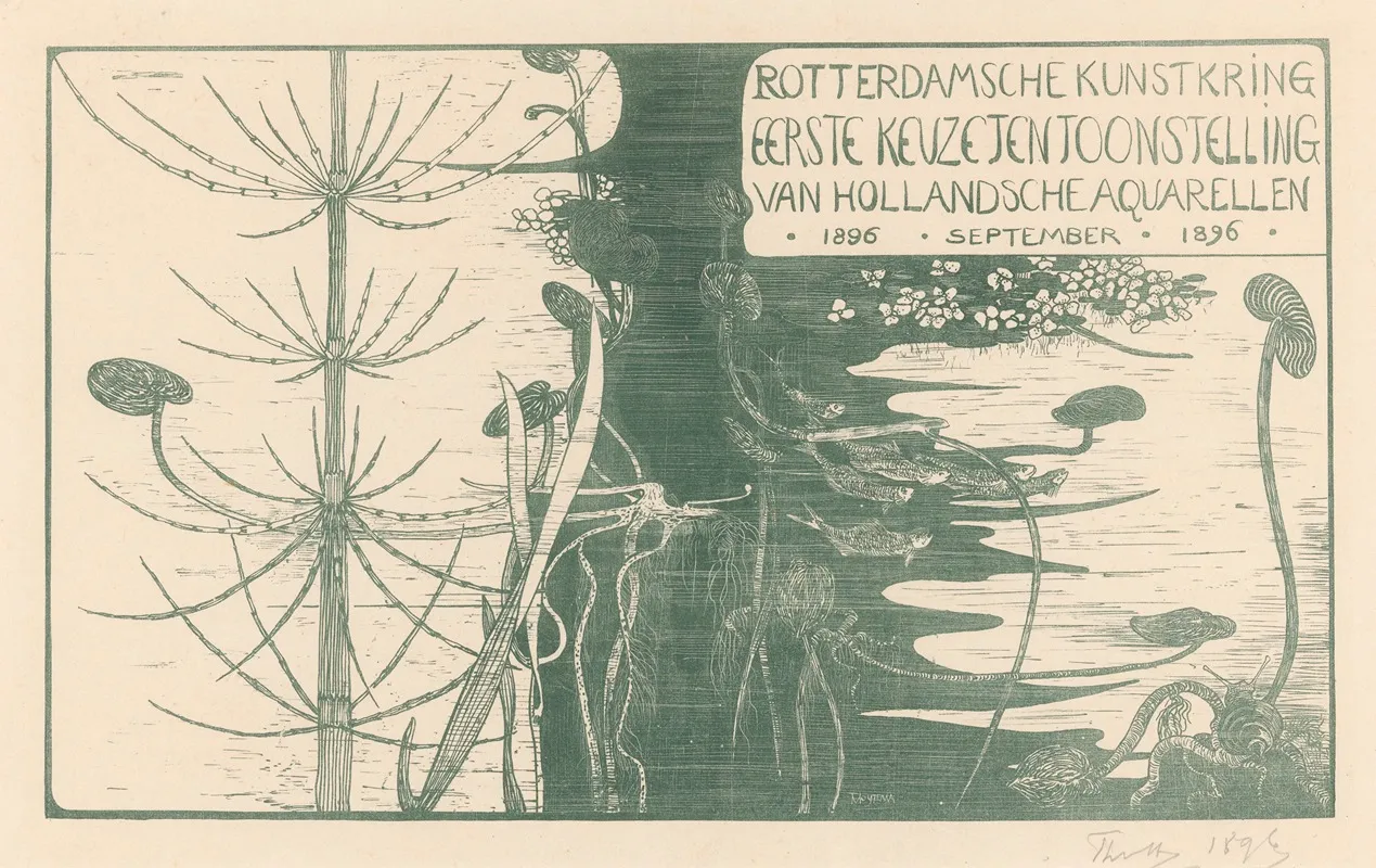 Catalogusomslag Met Waterplanten