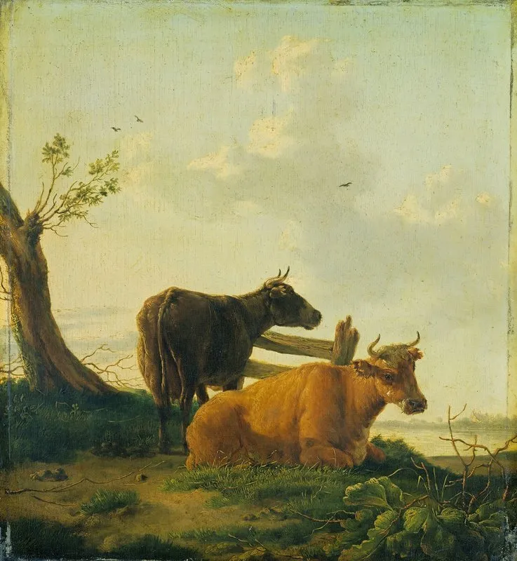 Cattle 2 Wall Art by Dionys van Dongen - High-Resolution Digital Print