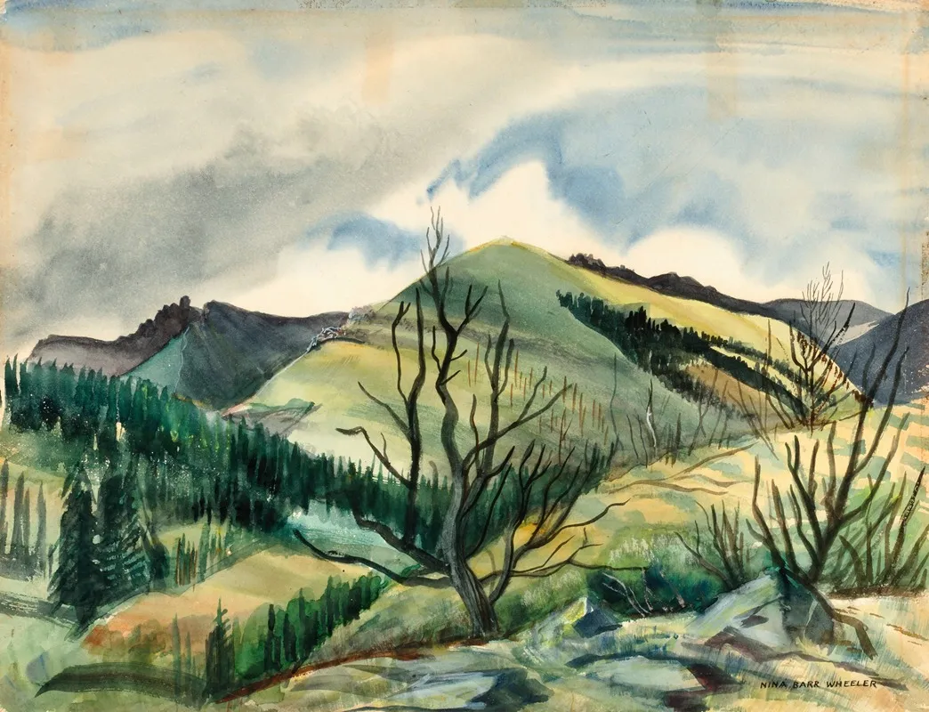 Cattle Country Wall Art by Nina Barr Wheeler - High-Resolution Digital Print