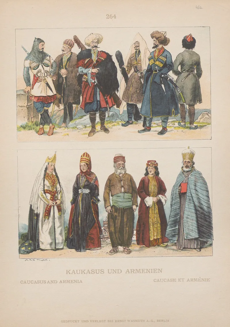 Caucasus And Armenia Wall Art by Adolf Rosenberg - High-Resolution Digital Print