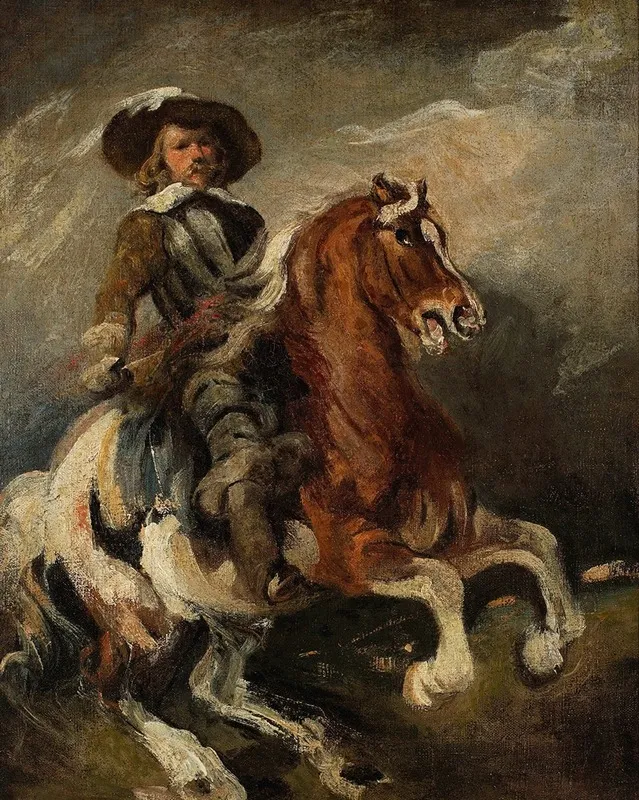 Cavalryman Wall Art by Piotr Michałowski - High-Resolution Digital Print