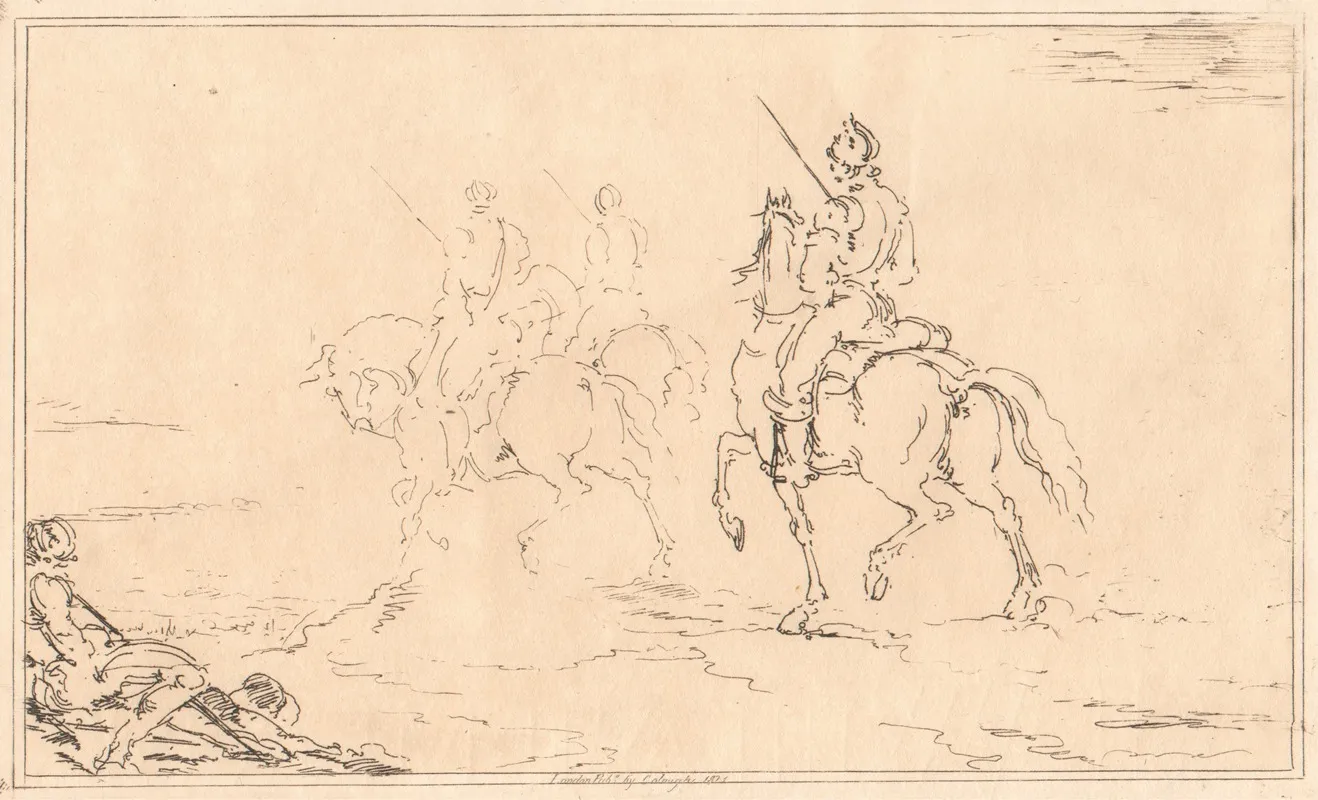 Cavalrymen Etc 10 Wall Art by Joseph Steuart - High-Resolution Digital Print