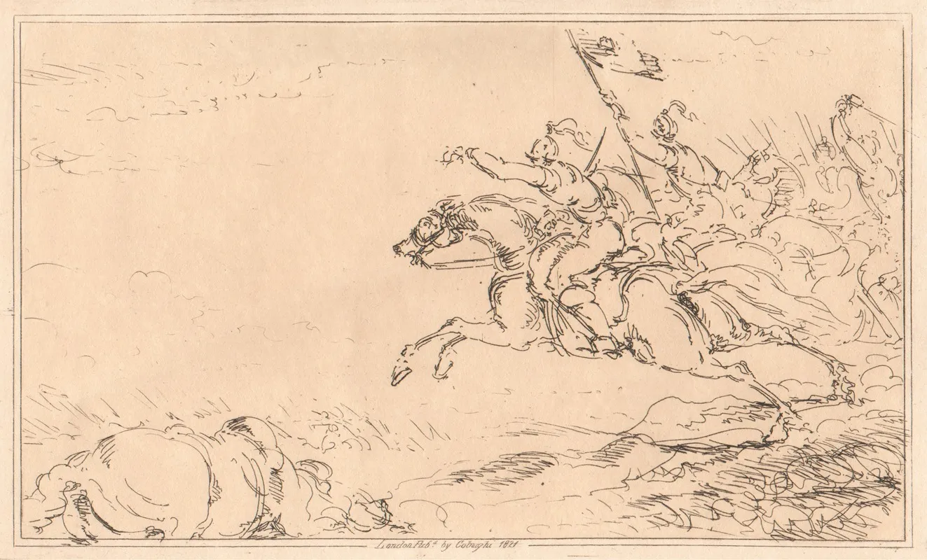 Cavalrymen Etc 4 Wall Art by Joseph Steuart - High-Resolution Digital Print