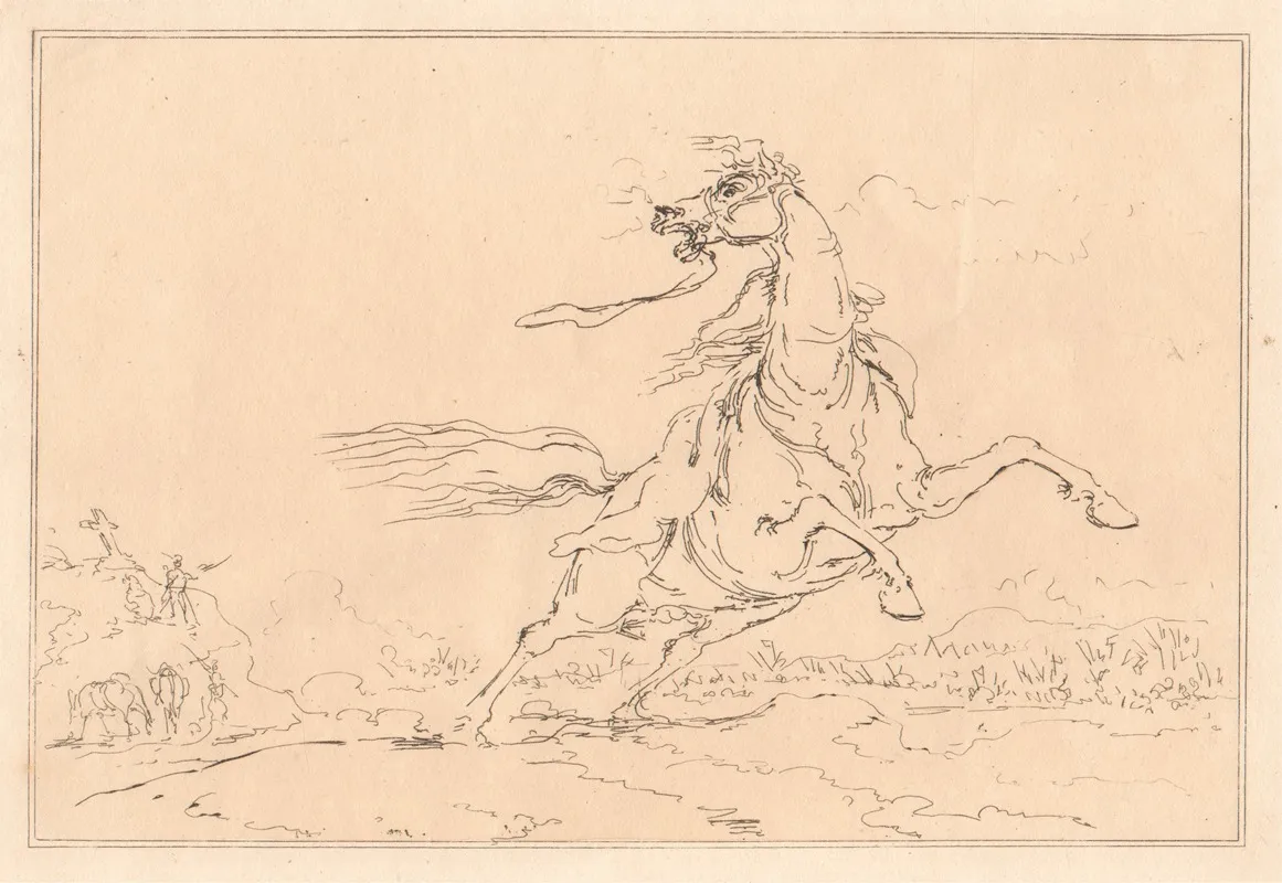 Cavalrymen Etc 6 Wall Art by Joseph Steuart - High-Resolution Digital Print