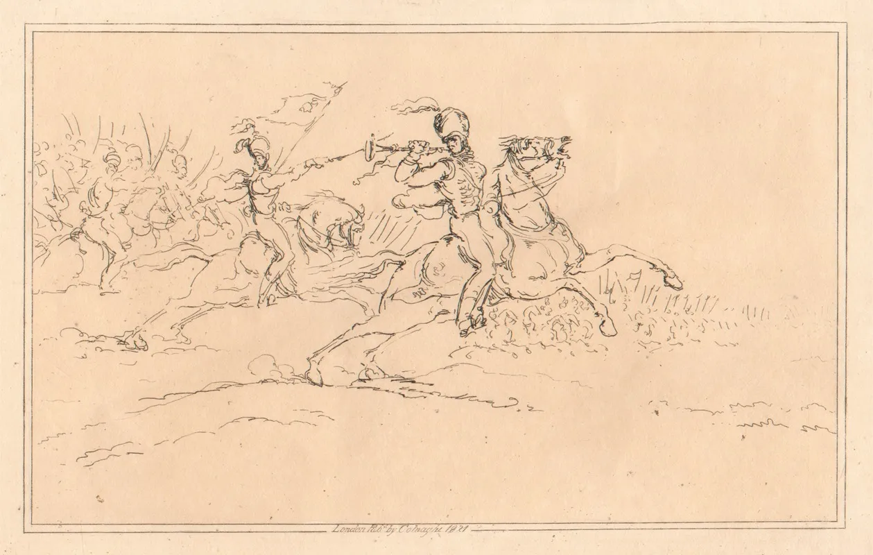Cavalrymen Etc 8 Wall Art by Joseph Steuart - High-Resolution Digital Print