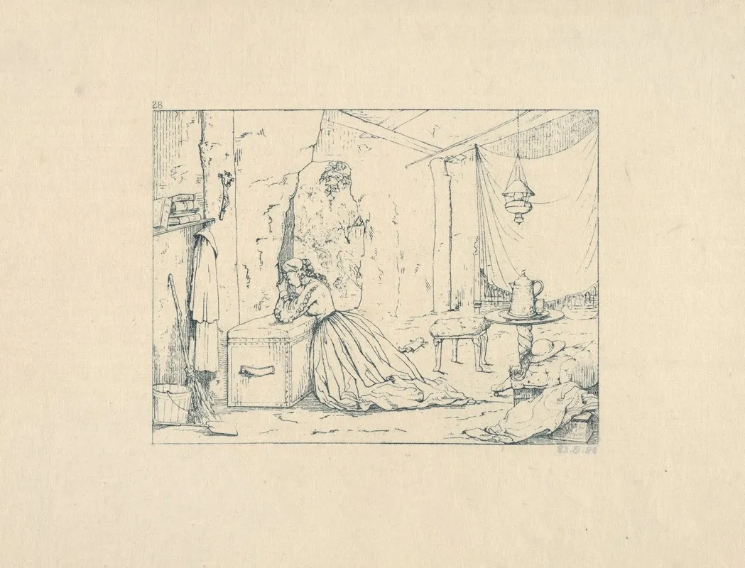 Cave Life In Vicksburg During The Seige Wall Art by Adalbert John Volck - High-Resolution Digital Print