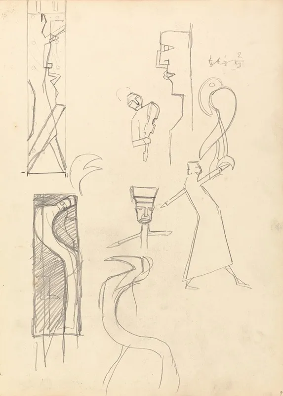 Cave Of The Golden Calf Study Of Geometric Figures