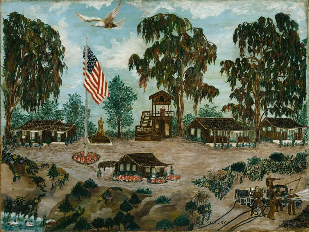 Ccc Camp Balboa Park Wall Art by Josephine Joy - High-Resolution Digital Print
