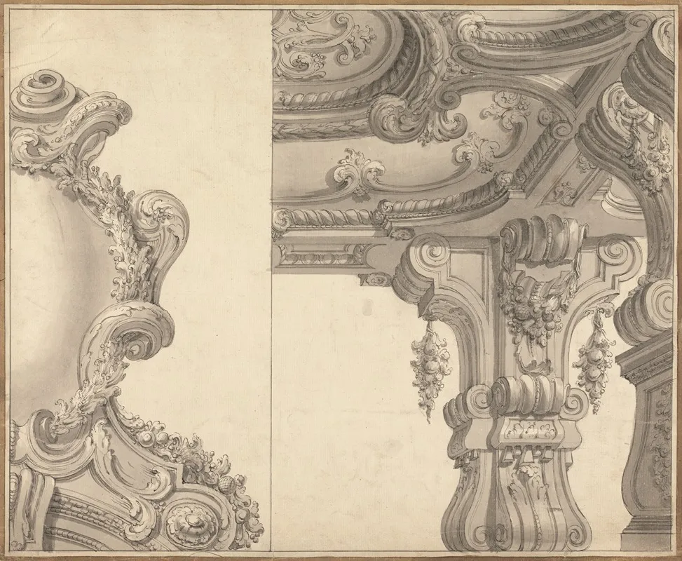 Ceiling Design 4 Wall Art by Nicholas Thomas Dall - High-Resolution Digital Print