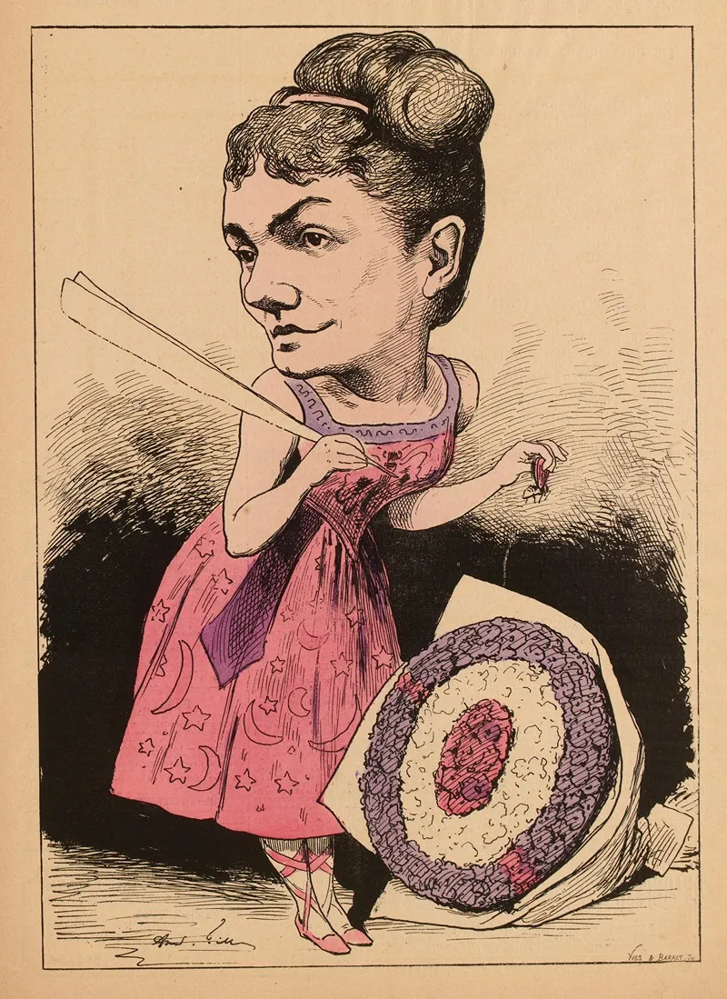 Celine Chaumont La Cigale Varietes Par Gill