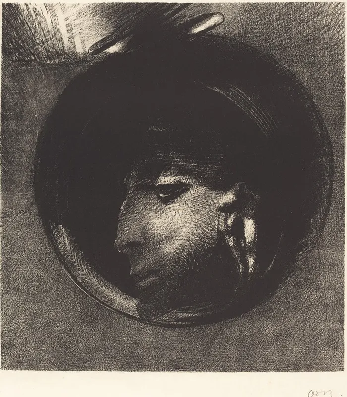 Cellule Auriculaire Auricular Cell Wall Art by Odilon Redon - High-Resolution Digital Print