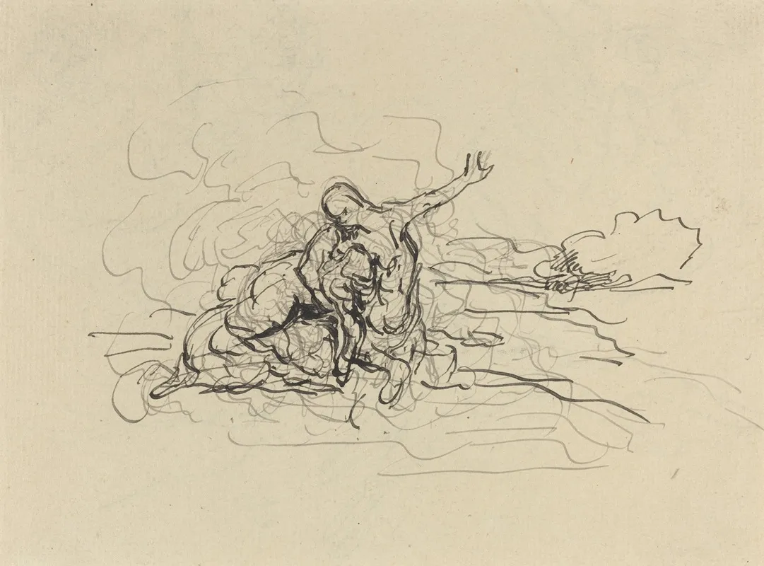 Centaur Carrying Off A Woman