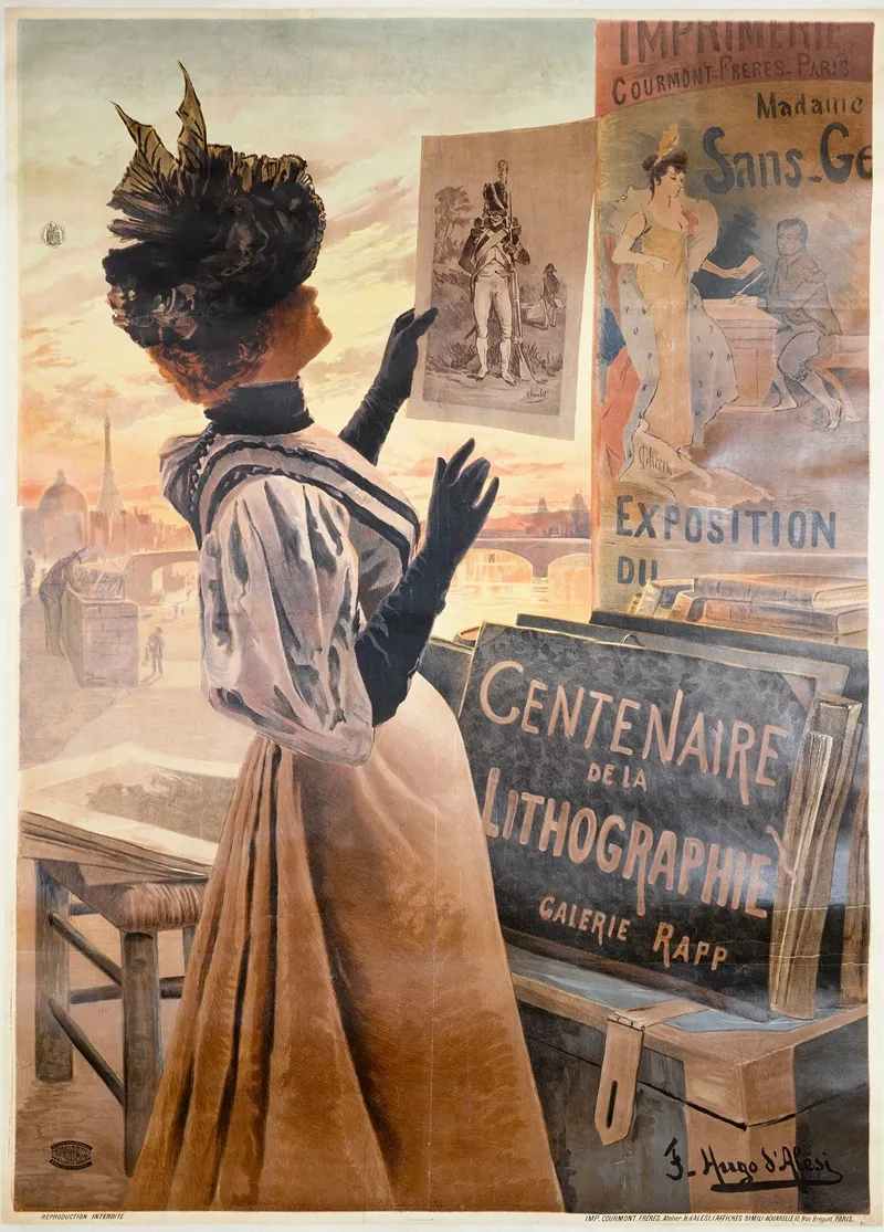 Centenaire De La Lithographie Galerie Rapp Wall Art by Frederic Hugo d’Alési - High-Resolution Digital Print