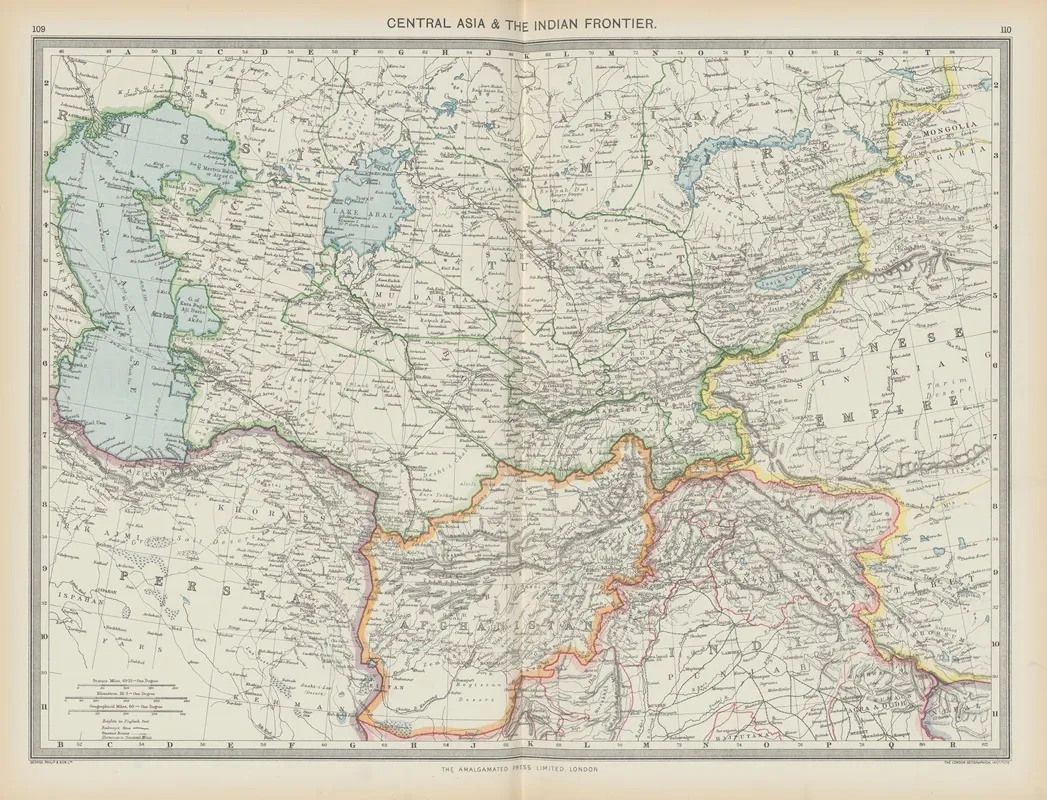 Central Asia And The Indian Frontier