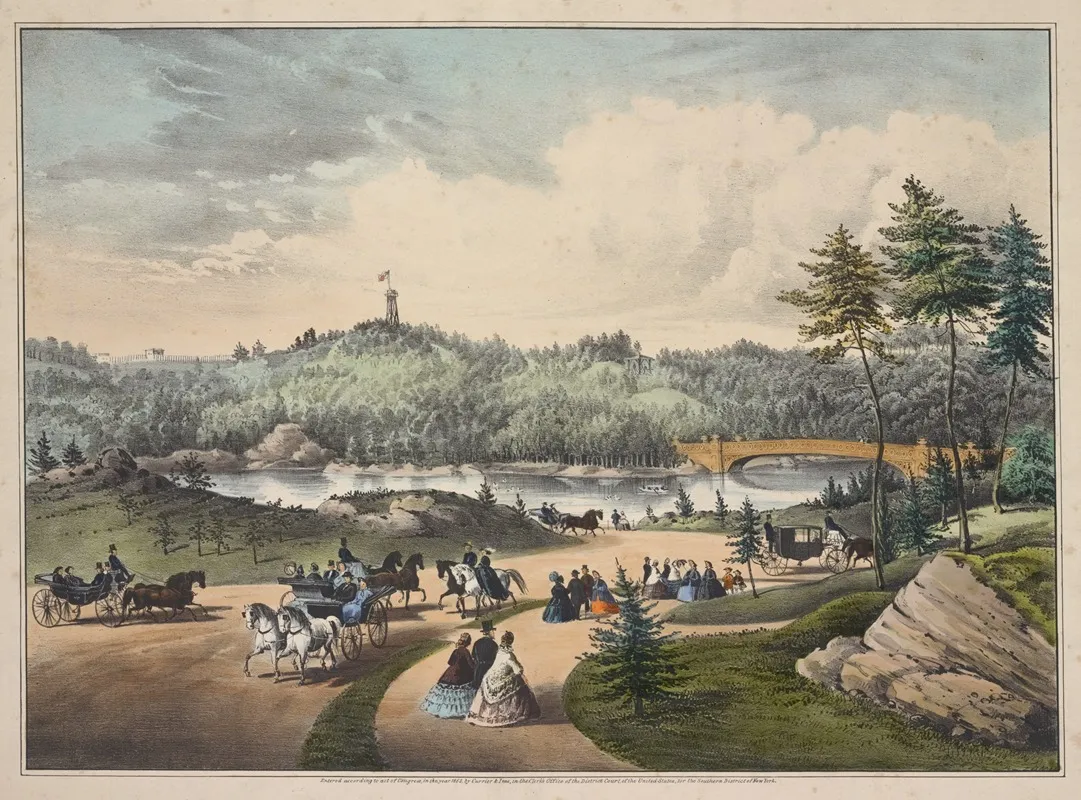 Central Park The Lake New York