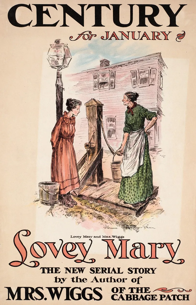 Century For January Lovey Mary Wall Art by Florence Scovel Shinn - High-Resolution Digital Print