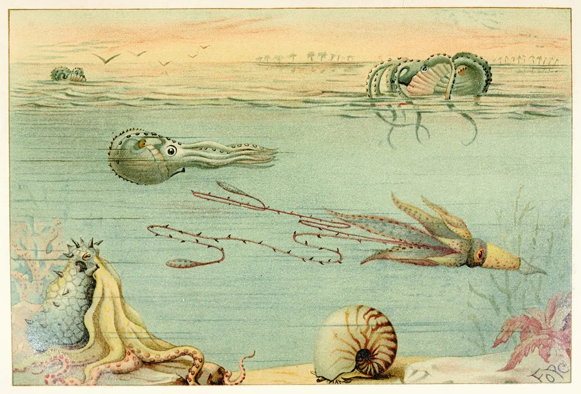 Cephalopoda Wall Art by Anonymous - High-Resolution Digital Print