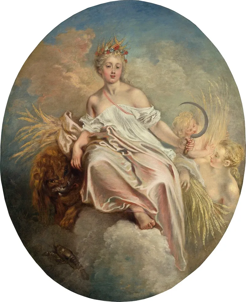 Ceres Summer Wall Art by Jean-Antoine Watteau - High-Resolution Digital Print