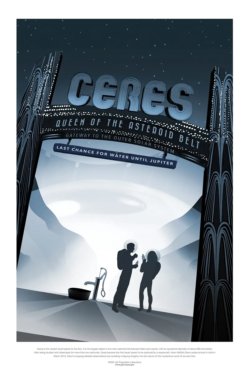 Ceres Wall Art by NASA - High-Resolution Digital Print