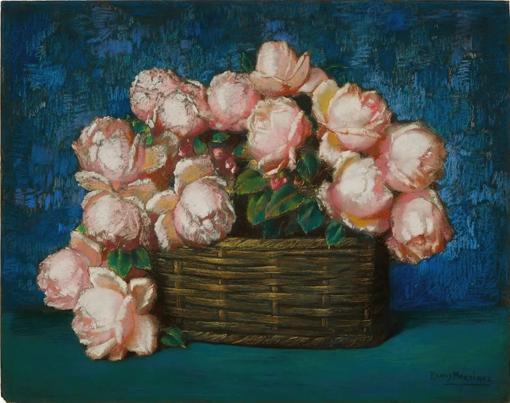 Cesta De Flores Wall Art by Alfredo Ramos Martínez - High-Resolution Digital Print